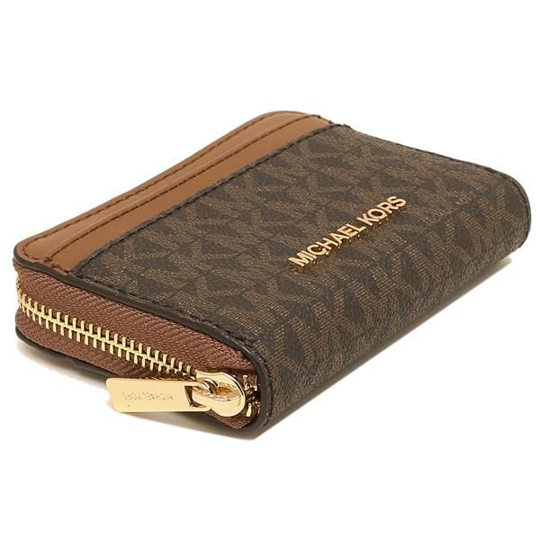 マイケルコース アウトレット 名刺入れ ジェットセットトラベル カードケース ブラウン レディース MICHAEL KORS 35H9GTVZ2B BROWN 詳細画像