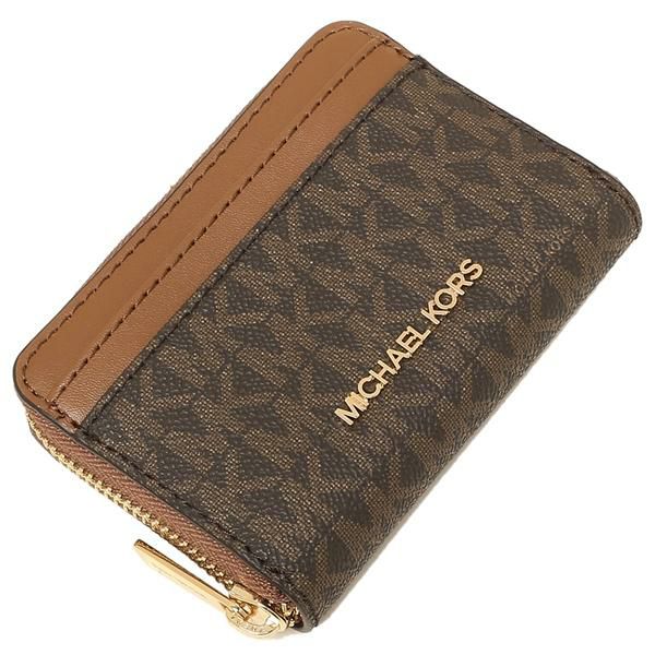 マイケルコース アウトレット 名刺入れ ジェットセットトラベル カードケース ブラウン レディース MICHAEL KORS 35H9GTVZ2B BROWN 詳細画像