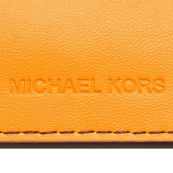 マイケルコース アウトレット 二つ折り財布 クーパー  オレンジ メンズ MICHAEL KORS 36U1LCOF5B BRN BRC MNGO 詳細画像