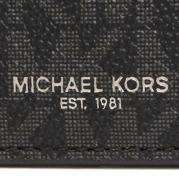 マイケルコース アウトレット カードケース クーパー パスケース ブラック メンズ MICHAEL KORS 36U9LCRD1B BLACK 詳細画像