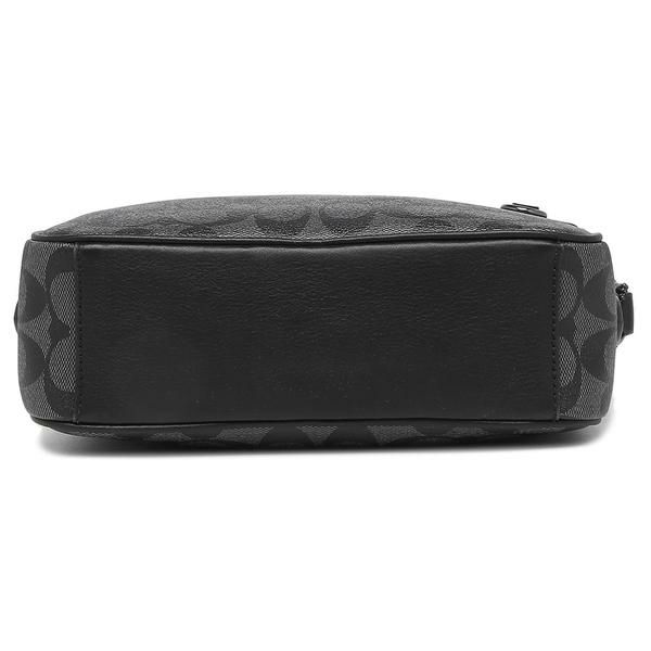 コーチ アウトレット ショルダーバッグ クロスボディーバッグ シグネチャー  ブラック グレー メンズ COACH C4149 QBMI5 詳細画像