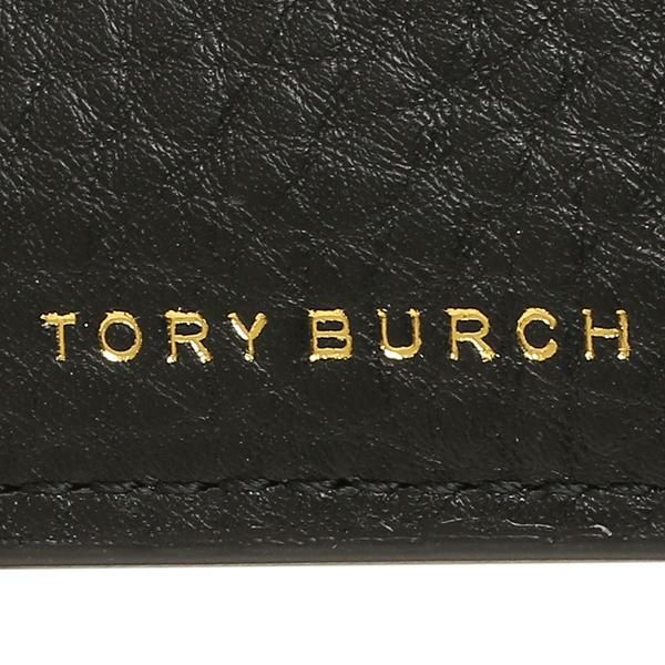 トリーバーチ 三つ折り財布 ミラー ブラック レディース TORY BURCH 79393 001 詳細画像