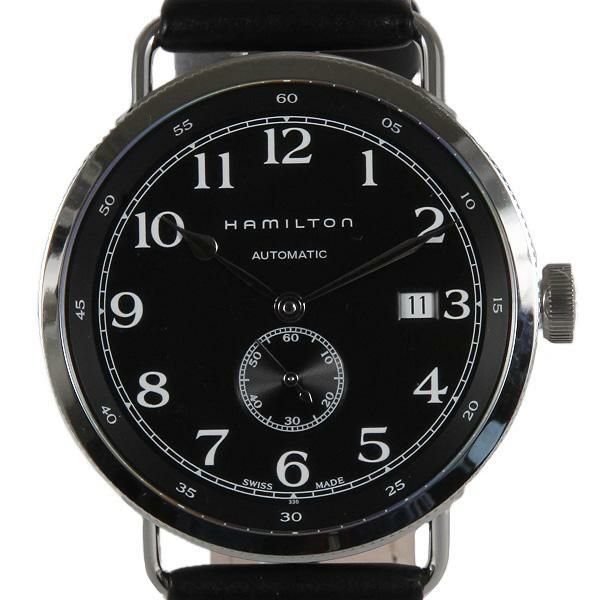 ハミルトン 時計 メンズ HAMILTON H78415733 KHAKI NAVY PIONEER カーキ ネイビー パイオニア 自動巻き 腕時計 ウォッチ ブラック 詳細画像