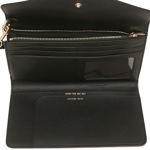 コーチ アウトレット 長財布 シグネチャー ブラウン ブラック レディース COACH C1962 IMAA8 詳細画像
