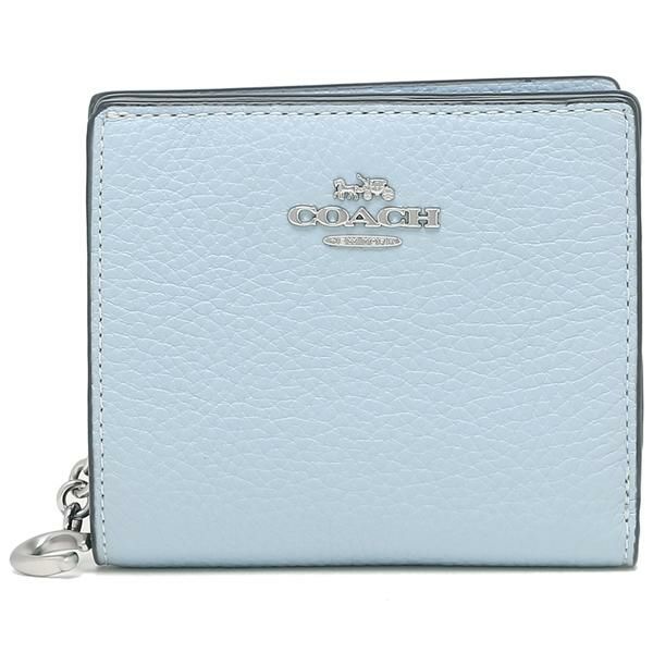 コーチ アウトレット 二つ折り財布 ミニ財布 ブルー レディース COACH C2862 SVQVE 詳細画像