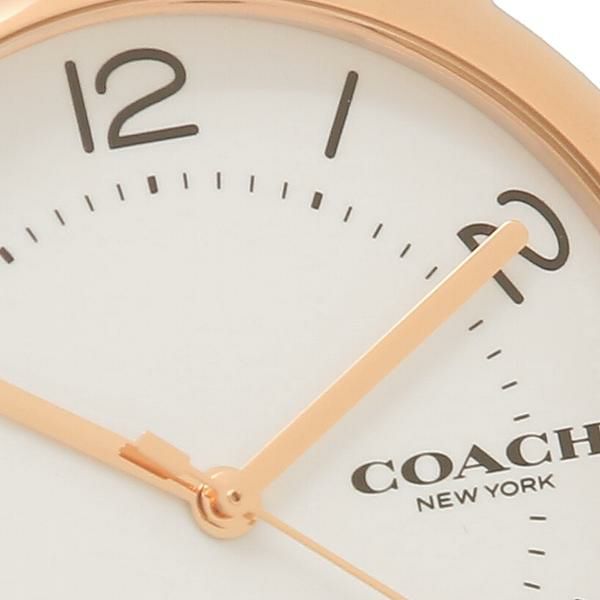 コーチ 時計 レディース アーデン36mm クォーツ ホワイト ピンクゴールド COACH 14503598 詳細画像