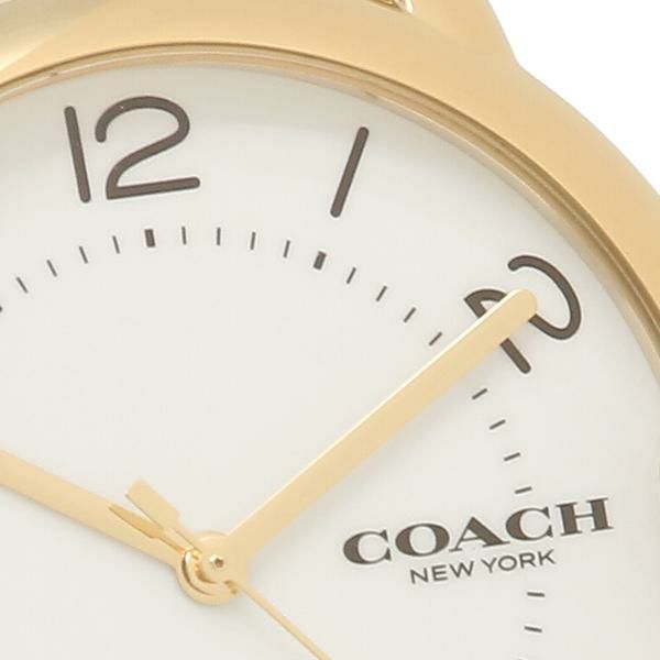 コーチ 時計 レディース アーデン36mm クォーツ ホワイト ゴールド COACH 14503599 詳細画像