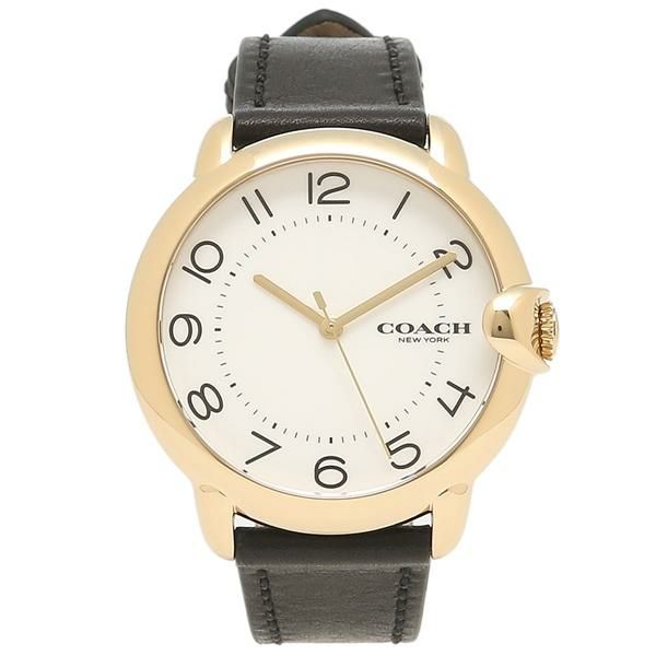 コーチ 時計 レディース アーデン36mm クォーツ ホワイト ブラック COACH 14503606