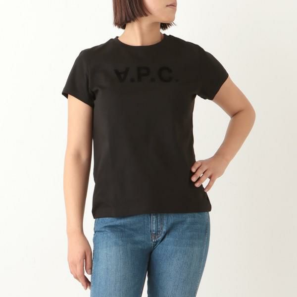アーペーセー トップス Tシャツ ブラック レディース APC A.P.C.  COBQX F26944 LZZ