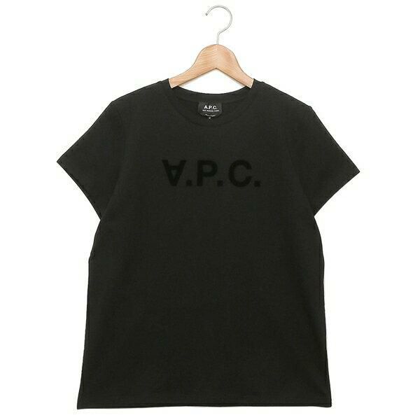 アーペーセー トップス Tシャツ ブラック レディース APC A.P.C.  COBQX F26944 LZZ 詳細画像