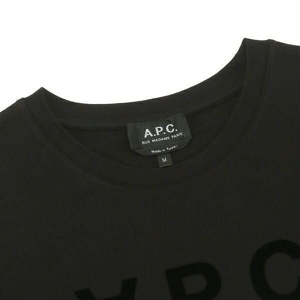 アーペーセー トップス Tシャツ ブラック レディース APC A.P.C.  COBQX F26944 LZZ 詳細画像