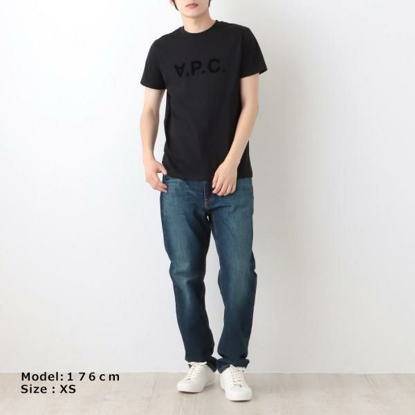 アーペーセー トップス Tシャツ ブラック メンズ APC A.P.C.  COBQX H26943 LZZ 詳細画像