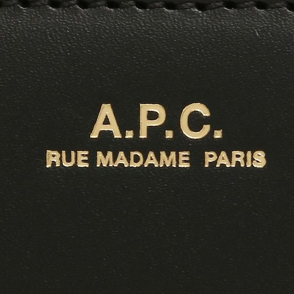 アーペーセー 二つ折り財布 コンパクト財布 ブラック メンズ レディース APC A.P.C.  PXAWV F63029 LZZ 詳細画像