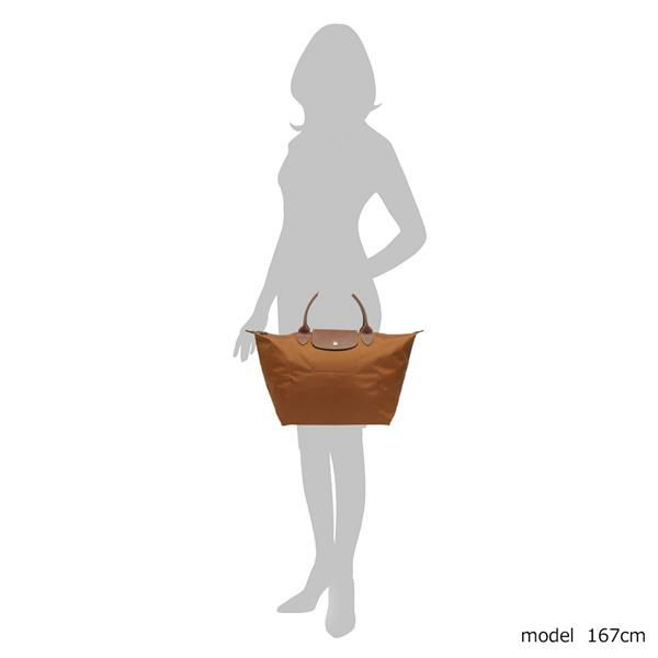 ロンシャン ハンドバッグ プリアージュ Mサイズ ブラウン レディース LONGCHAMP 1623 089 504 詳細画像