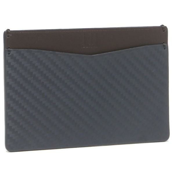 【訳ありアウトレット】ダンヒル カードケース ネイビー メンズ DUNHILL L2V540N【ラッピング不可商品】