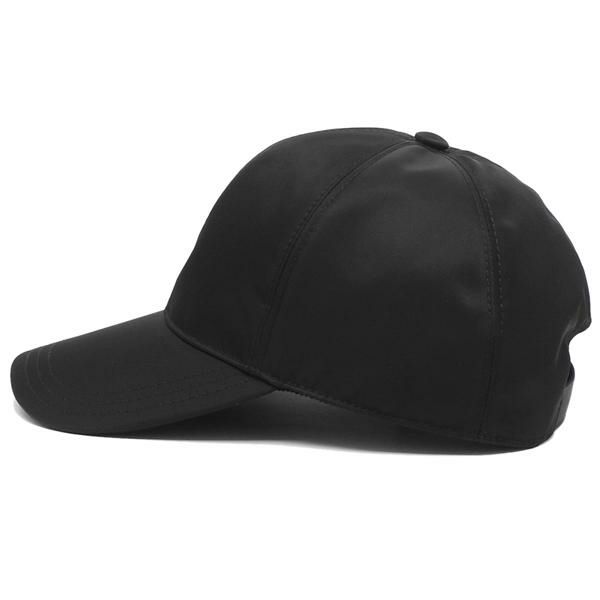 プラダ キャップ 帽子 テスート リナイロン トライアングルロゴ ブラック メンズ レディース PRADA 1HC274 2DMI F0002 詳細画像