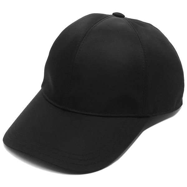 プラダ キャップ 帽子 テスート リナイロン トライアングルロゴ ブラック メンズ レディース PRADA 1HC274 2DMI F0002 詳細画像