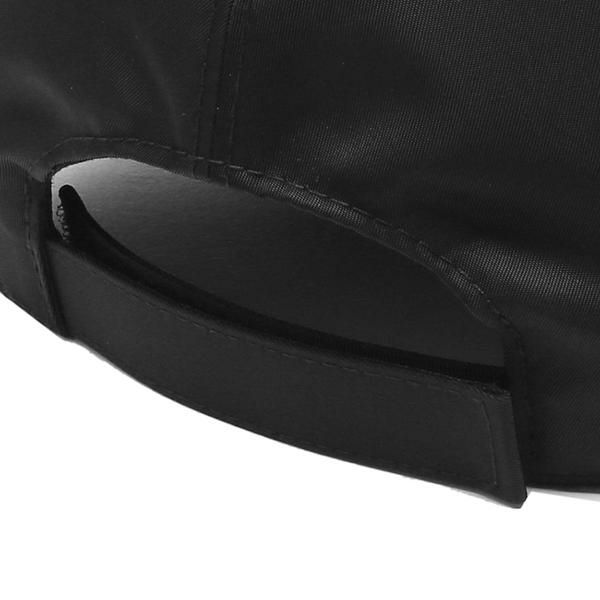 プラダ キャップ 帽子 テスート リナイロン トライアングルロゴ ブラック メンズ レディース PRADA 1HC274 2DMI F0002 詳細画像