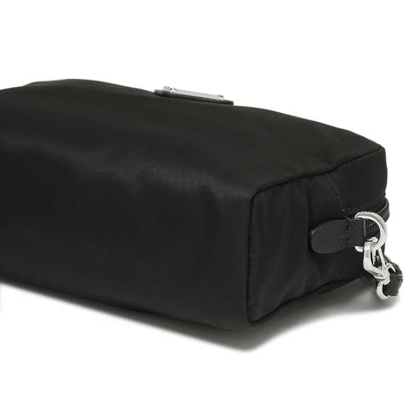 プラダ ポーチ ヴェラ トライアングルロゴ ブラック レディース PRADA 1NE021 R067 F0002 詳細画像