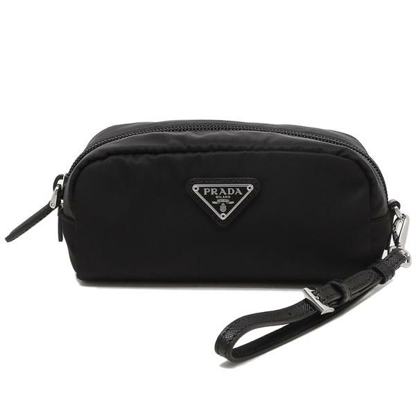 プラダ ポーチ ヴェラ トライアングルロゴ ブラック レディース PRADA 1NE175 R067 F0002 詳細画像