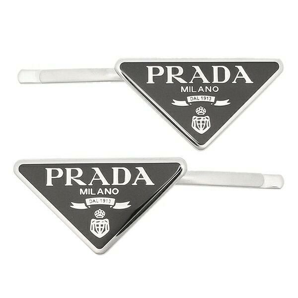 プラダ ヘア アクセサリー トライアングルロゴ ヘアピン レディース PRADA 1IF051 2BA6 詳細画像