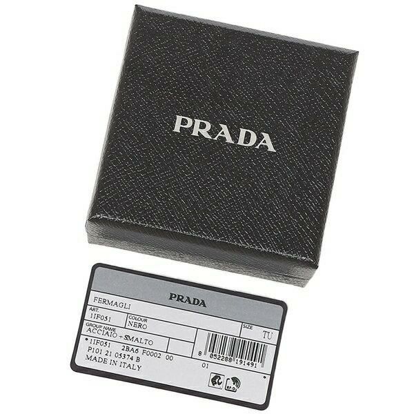 プラダ ヘア アクセサリー トライアングルロゴ ヘアピン レディース PRADA 1IF051 2BA6 詳細画像
