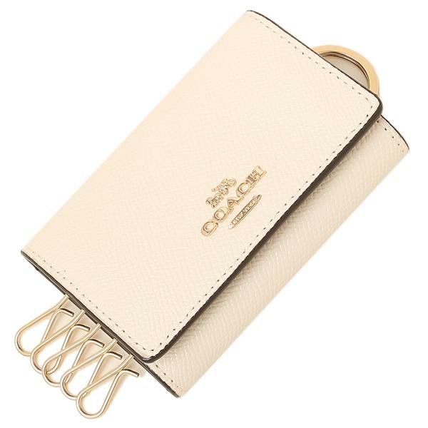 コーチ アウトレットキーケース ホワイト レディース COACH 76741 IMCHK