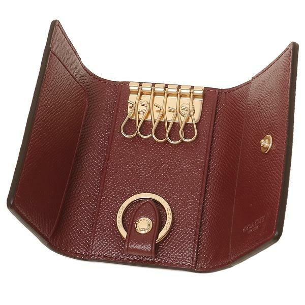 コーチ アウトレットキーケース ベージュ レディース COACH 76741 IMTAU 詳細画像