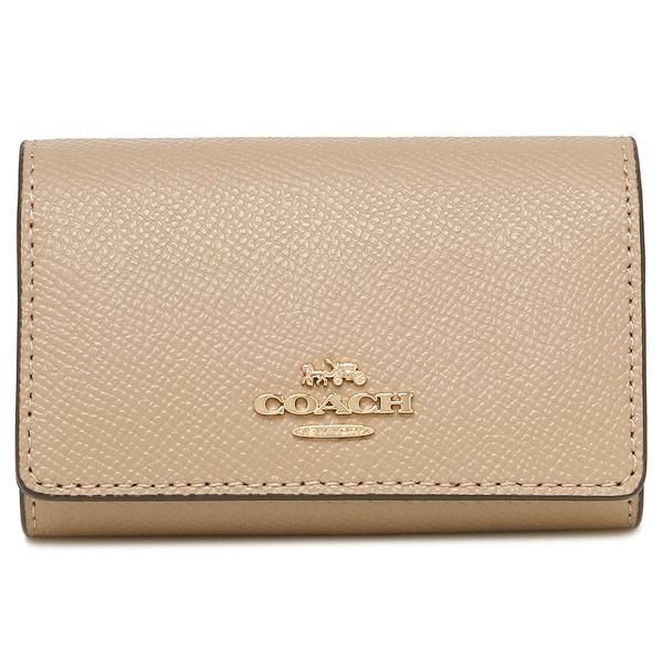コーチ アウトレットキーケース ベージュ レディース COACH 76741 IMTAU 詳細画像