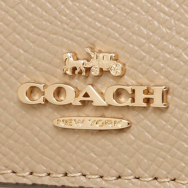 コーチ アウトレットキーケース ベージュ レディース COACH 76741 IMTAU 詳細画像
