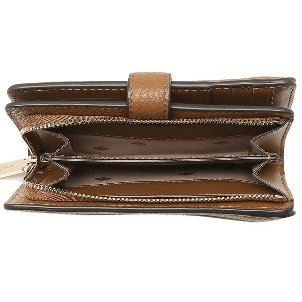 ケイトスペード アウトレット 二つ折り財布 レイラ ブラウン レディース KATE SPADE WLR00394 910 詳細画像