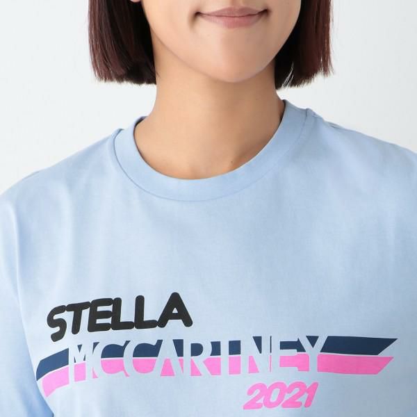 ステラマッカートニー トップス Ｔシャツ ロゴ ブルー レディース STELLA McCARTNEY 381701 SOW81 4210 詳細画像