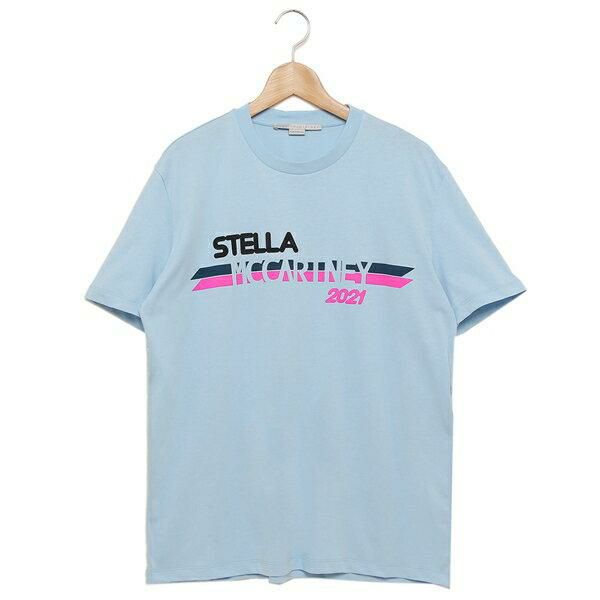 ステラマッカートニー トップス Ｔシャツ ロゴ ブルー レディース STELLA McCARTNEY 381701 SOW81 4210 詳細画像