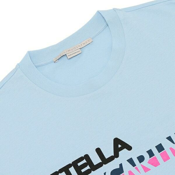 ステラマッカートニー トップス Ｔシャツ ロゴ ブルー レディース STELLA McCARTNEY 381701 SOW81 4210 詳細画像