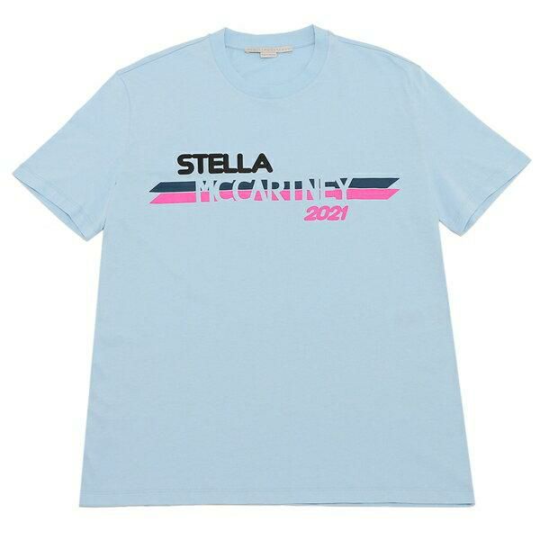 ステラマッカートニー トップス Ｔシャツ ロゴ ブルー レディース STELLA McCARTNEY 381701 SOW81 4210 詳細画像