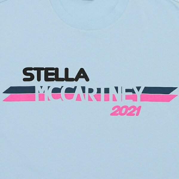 ステラマッカートニー トップス Ｔシャツ ロゴ ブルー レディース STELLA McCARTNEY 381701 SOW81 4210 詳細画像