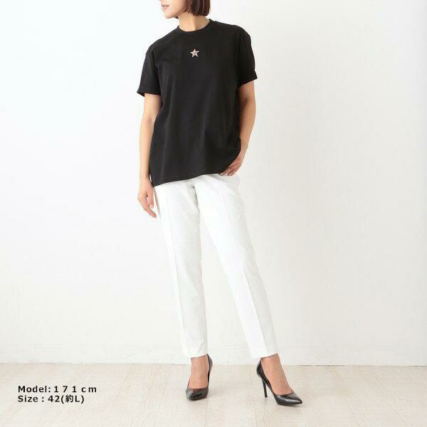 ステラマッカートニー トップス Ｔシャツ スター ブラック レディース STELLA McCARTNEY 457142 SPW06 1000 詳細画像