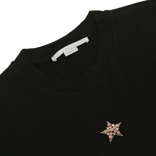 ステラマッカートニー トップス Ｔシャツ スター ブラック レディース STELLA McCARTNEY 457142 SPW06 1000 詳細画像