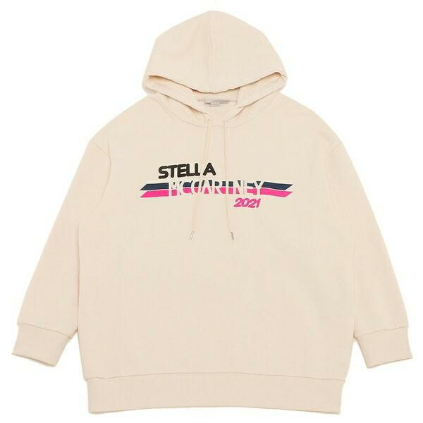 ステラマッカートニー パーカー フーディー ロゴ クリーム レディース STELLA McCARTNEY 515813 SOW82 9201 詳細画像