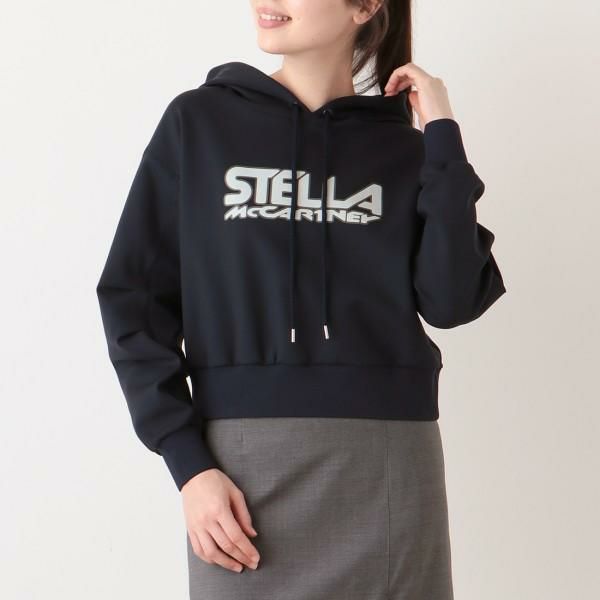 ステラマッカートニー パーカー フーディー ロゴ ネイビー レディース STELLA McCARTNEY 603682 SPW05 4000