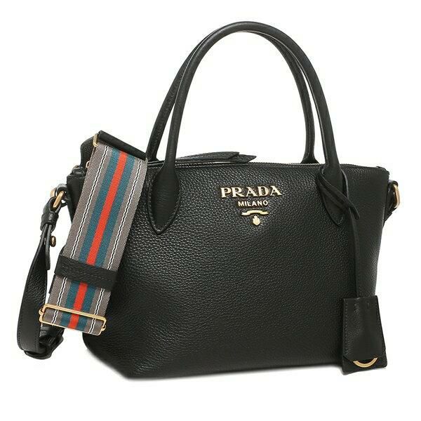 プラダ ショルダーバッグ ハンドバッグ ヴィテロダイノ ミニバッグ レディース PRADA 1BA111 2BBE　NOX 詳細画像