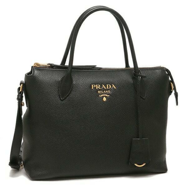 プラダ トートバッグ ショルダーバッグ ヴィテロダイノ レディース PRADA 1BA157 2BBE NOX 詳細画像