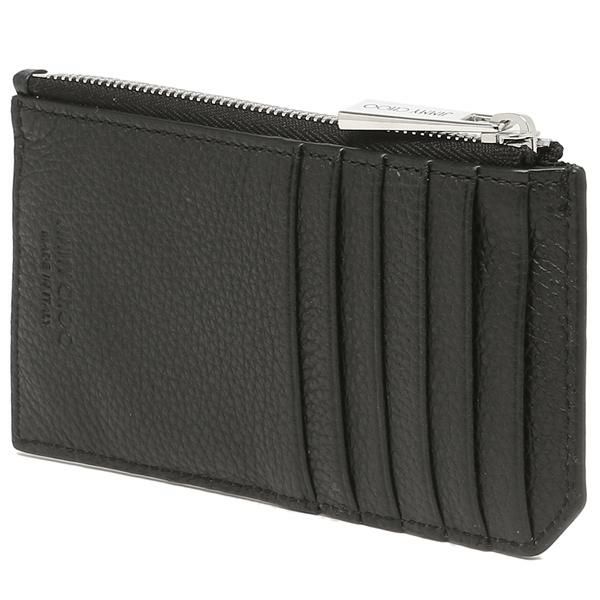ジミーチュウ カードケース ケイシー コインケース フラグメントケース ブラック メンズ レディース JIMMY CHOO CASEYUUF 14503746 詳細画像