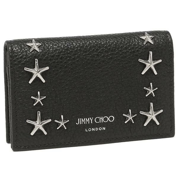 ジミーチュウ カードケース ネッロ ブラック メンズ レディース JIMMY CHOO NELLOUUF 14503793