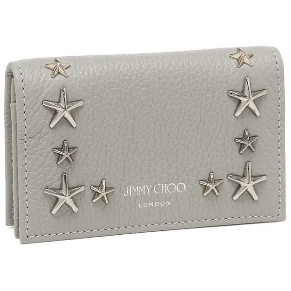 ジミーチュウ カードケース ネッロ グレー メンズ レディース JIMMY CHOO NELLOUUF 14503794