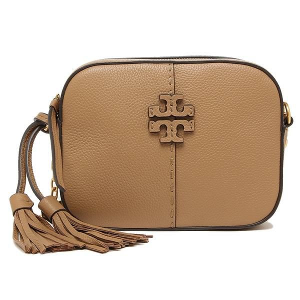 トリーバーチ ショルダーバッグ マックグロー カメラバッグ ライトブラウン レディース TORY BURCH 64447 227 詳細画像