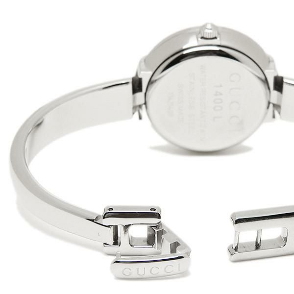 グッチ 時計 レディース 1400シリーズ 25MM クォーツ ホワイト シルバー GUCCI YA014512 詳細画像