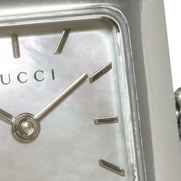 グッチ 時計 レディース 1900シリーズ 20MM クォーツ ホワイトシェル シルバー GUCCI YA019518 詳細画像