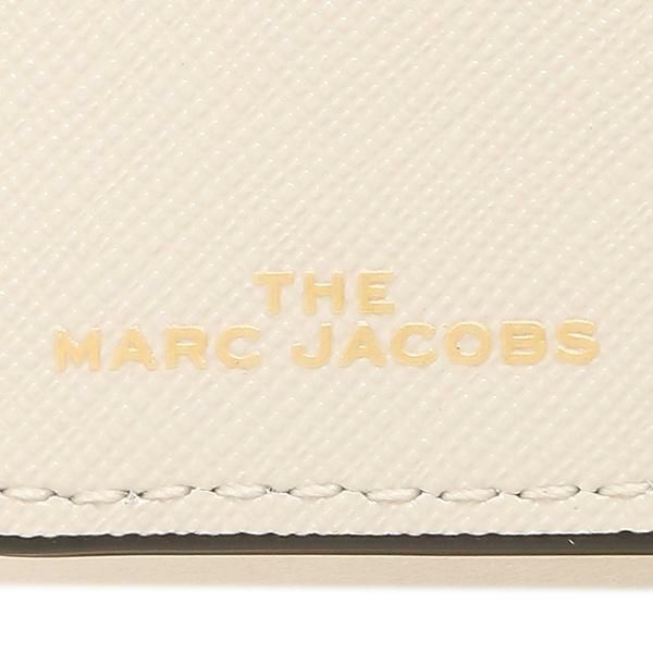 マークジェイコブス  二つ折り財布 スナップショット ミニ財布 ベージュ マルチ レディース MARC JACOBS S112L01PF21 289 詳細画像