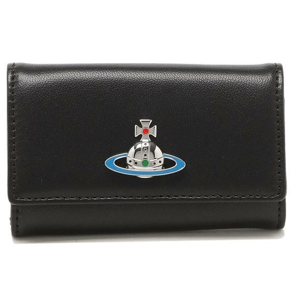ヴィヴィアンウエストウッド キーケース エマ ブラック メンズ レディース VIVIENNE WESTWOOD 51020001 40564 N413 詳細画像